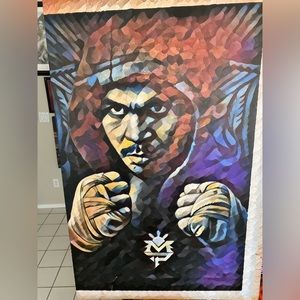 Manny Pacquiao framed art canvas, 24 x 36 framed canvas will ship